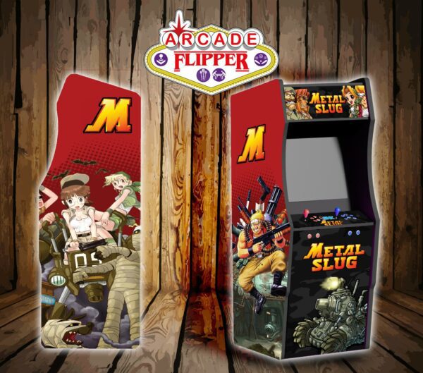 Borne arcade thème Metal Slug Lyon Arcade Flipper