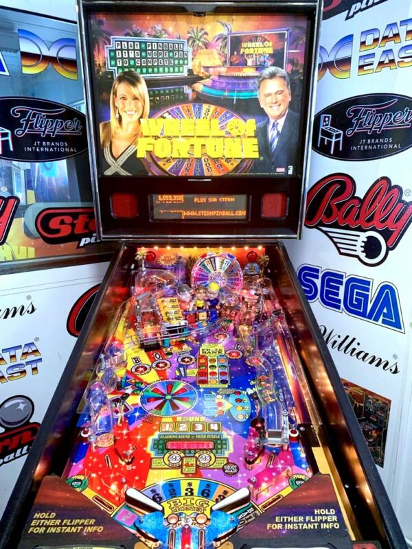 Flipper Wheel of Fortune Stern Pinball – Image 3